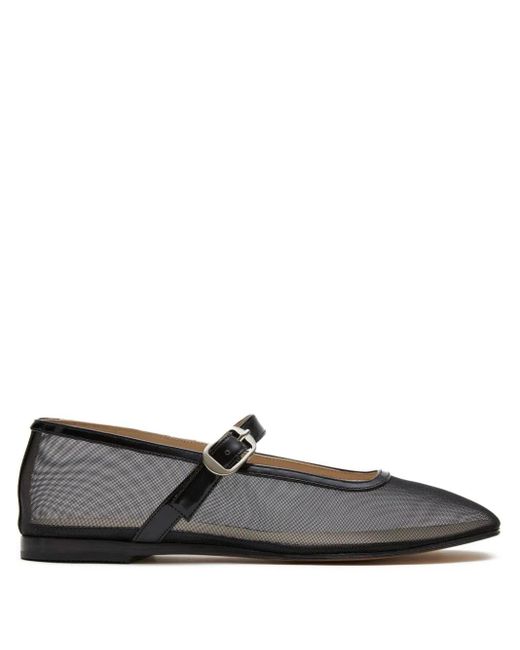 Le Monde Beryl Mesh Ballet Flats Black