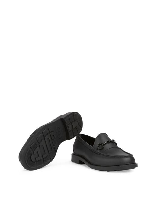 Gucci Horsebit Leren Loafers in het Black voor heren