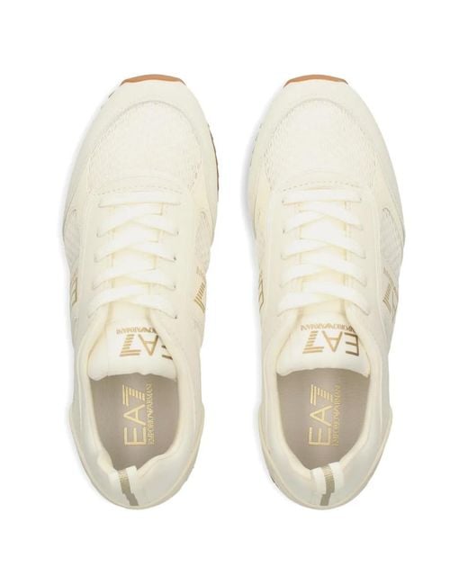 EA7 White Logo Sneakers