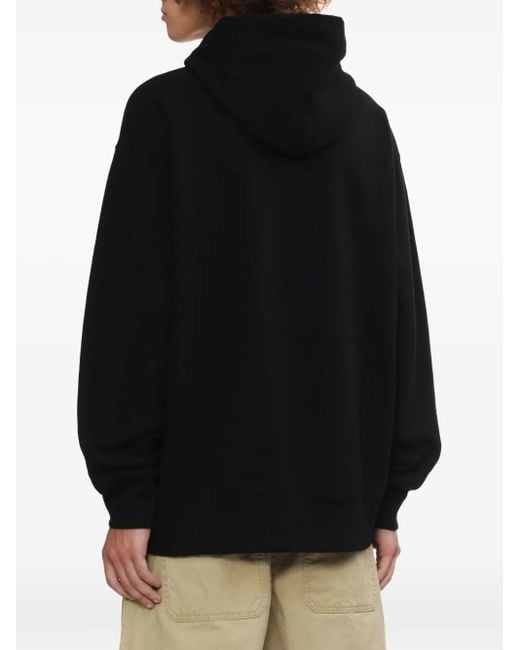 Comme des Garçons Black Logo-Print Hoodie for men