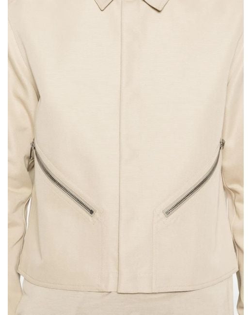 Rick Owens Natural Zip Jacket for men