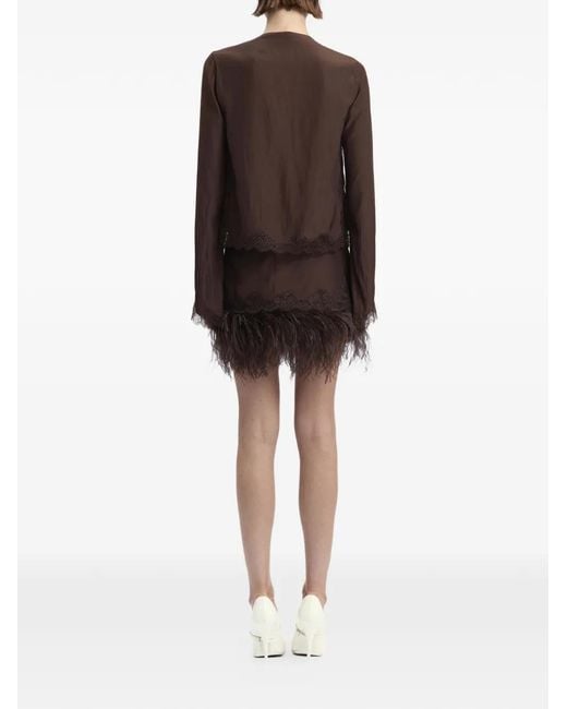 16Arlington Brown Zelmi Mini Skirt