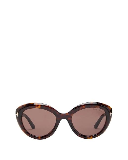 Tom Ford Pink Stacy-02 Round-Frame Sunglasses for men