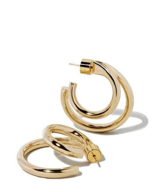 Jennifer Fisher Metallic Lilly Double-hoop Earrings