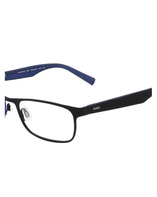 Boss White Rectangle-Frame Glasses for men
