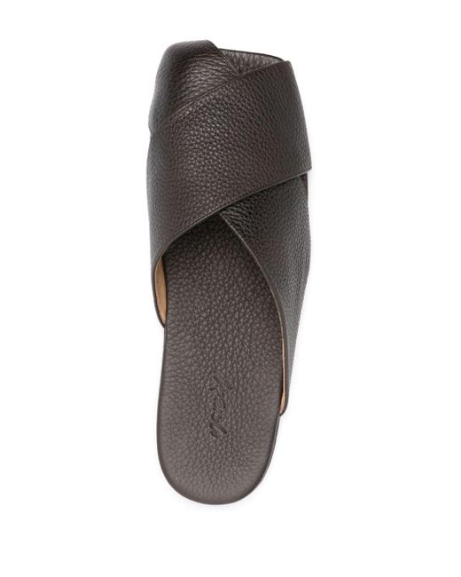 Marsèll Gray Spatola Leather Sandals