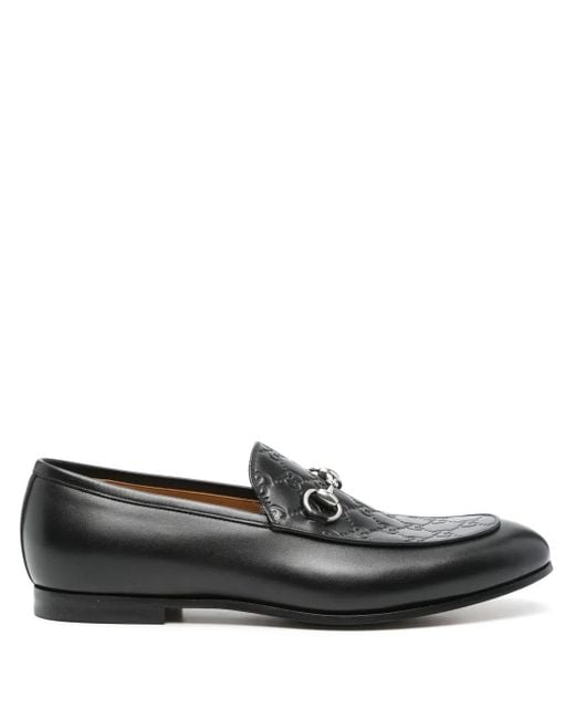 Gucci Black Horsebit Loafers for men