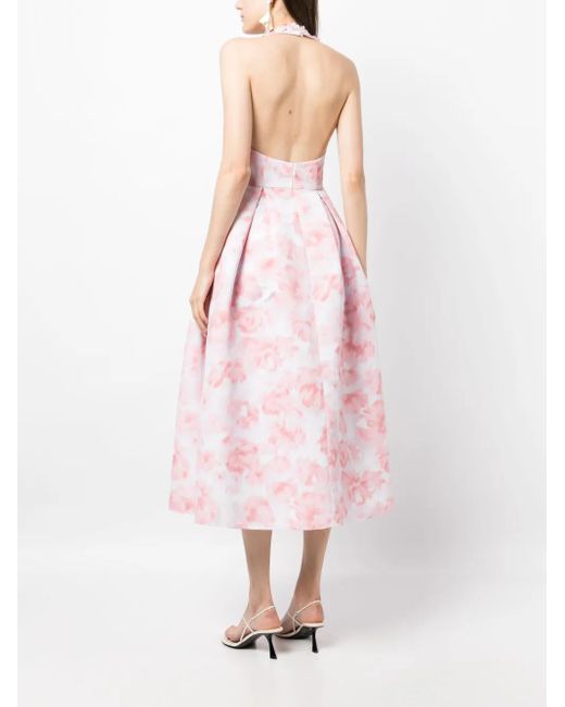 Sachin & Babi Pink Carissa Midi Dress