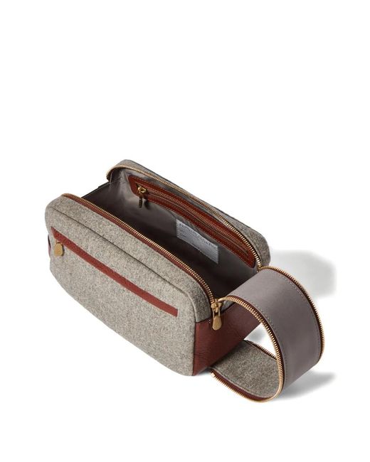 Trousse di Brunello Cucinelli in Gray da Uomo