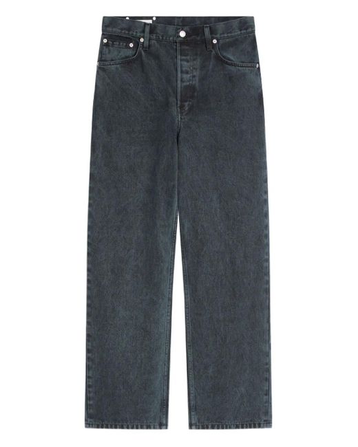 Dries Van Noten Gray Straight-Leg Jeans for men