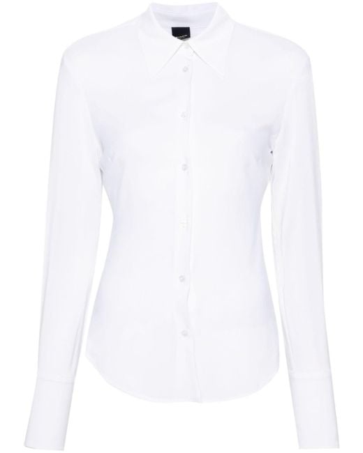 Camicia aderente di Pinko in White