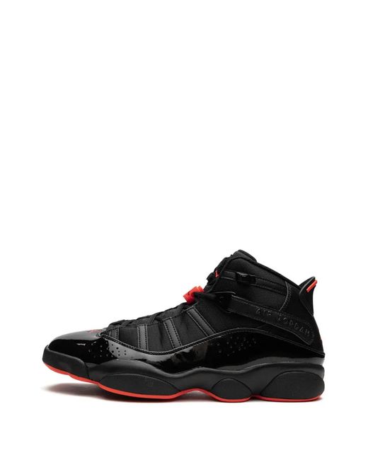 Nike Black 6 Rings Infrared" Sneakers for men