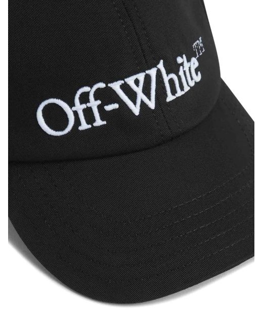 Off-White c/o Virgil Abloh Black Drill Bookish Baseball Cap Accessories for men