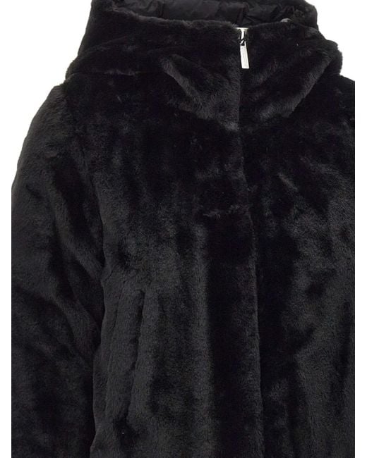 Colmar Blue Faux-Fur Hooded Jacket