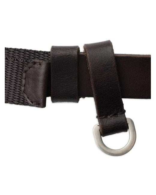 Prada White Engraved-Logo Belt for men