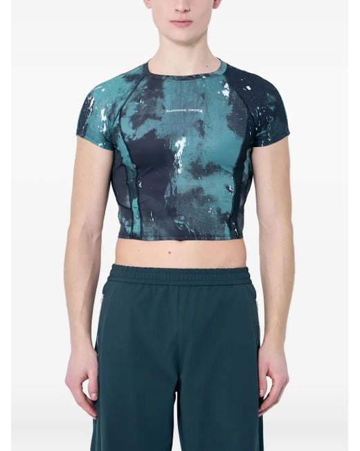 RUNNING ORDER Blue Casey T-Shirt