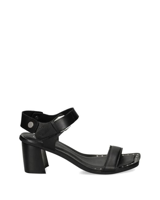 Ash Black Stud-Embellished Leather Sandals