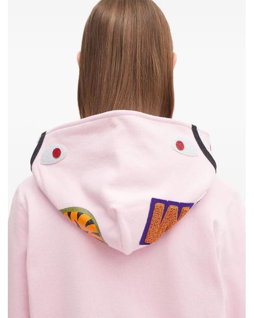 A Bathing Ape シャークパーカー Pink