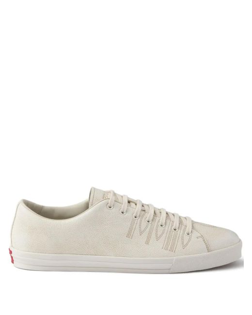 メンズ Prada ダメージ スニーカー White