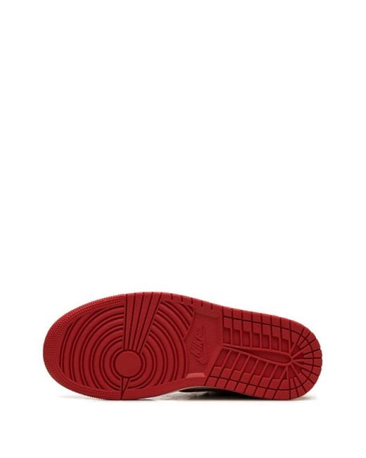 Nike Red 1 High-Top Sneakers
