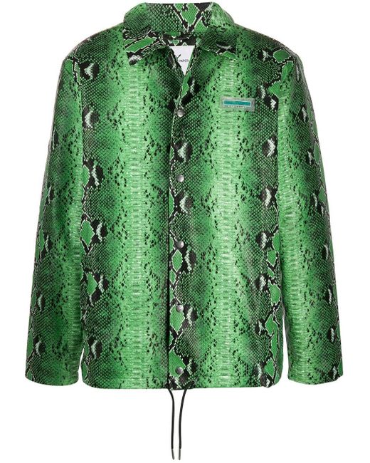 Veste Goach imprimee effet peau de serpent Daily Paper pour homme en coloris Vert Lyst