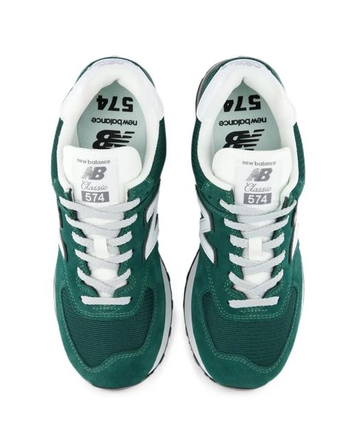 New Balance Green 574 Sneakers