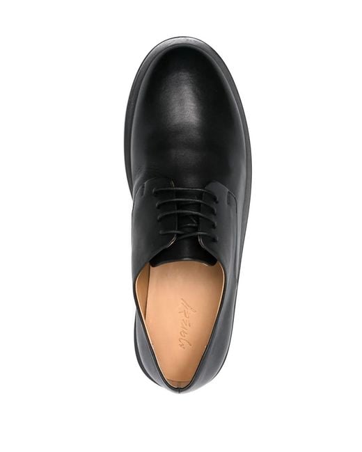 Marsèll Black Mando Leather Oxford Shoes