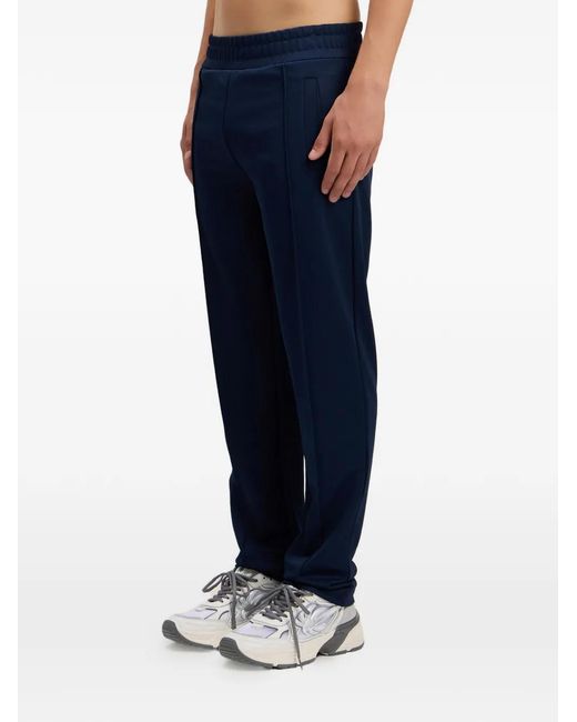 Palm Angels Blue Logo Sweatpants for men