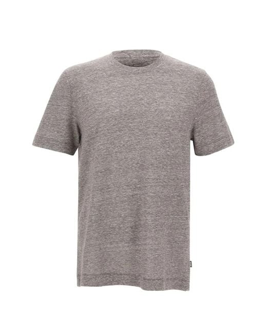 Boss Gray Thompson Crew-Neck T-Shirt for men