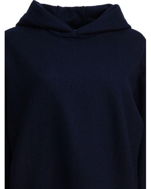 Circolo 1901 Blue Hooded Wool Sweater