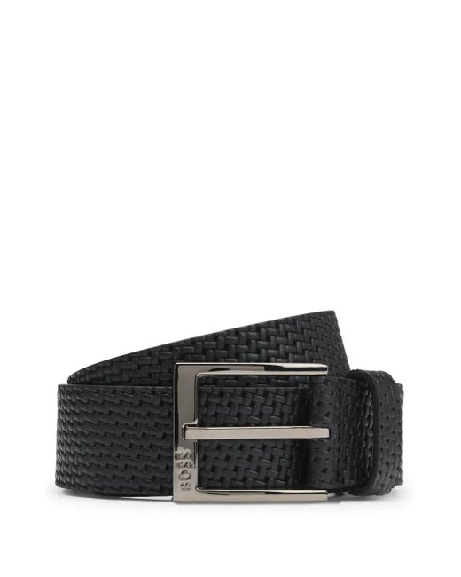 Boss Gewebter Gürtel in Black für Herren