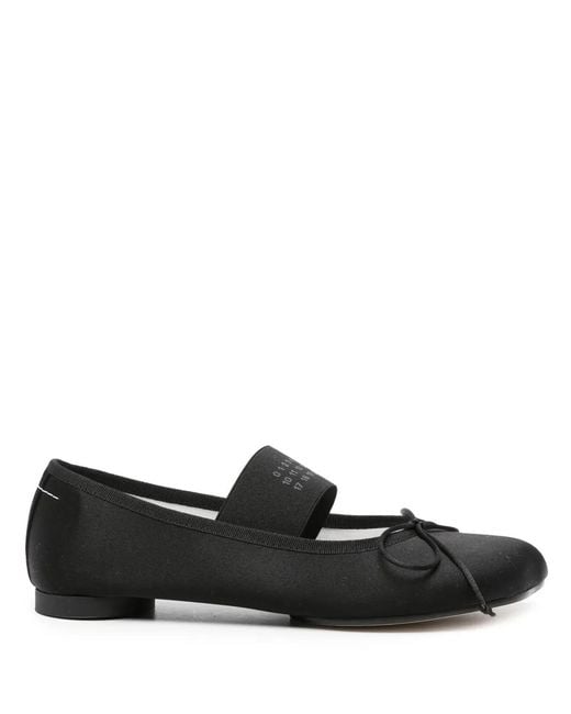 MM6 by Maison Margiela Black Ballet Shoes