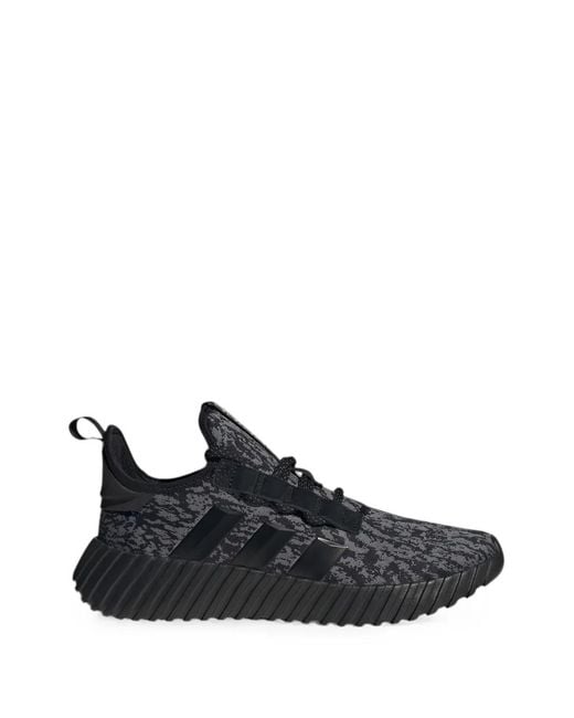 Adidas Black Kaptir 3.0 Camouflage-Print Sneakers for men