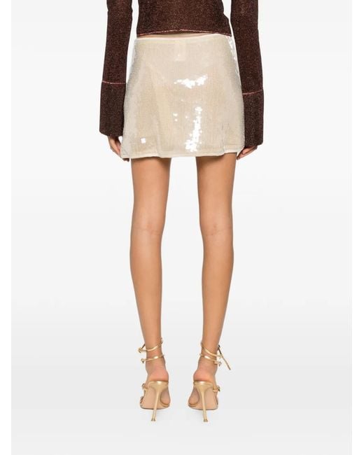 Oseree Natural Wrap Design Skirt