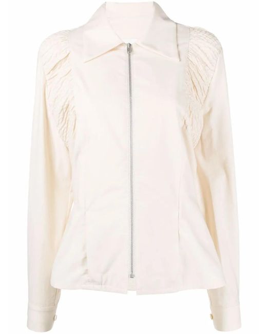 Maison Margiela Multicolor Ruched-Detail Shirt