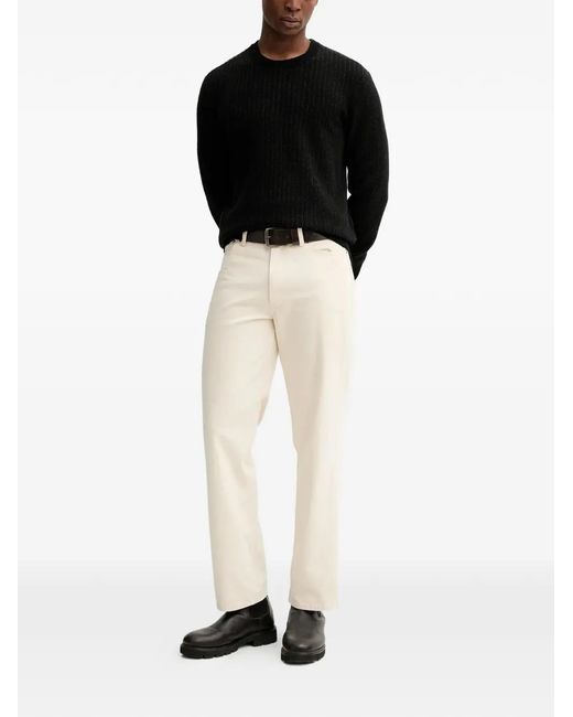 Rag & Bone Black Pull Texturé À Col Rond for men