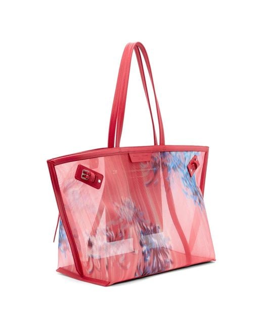 Proenza Schouler Pink Days Mesh Tote Bag
