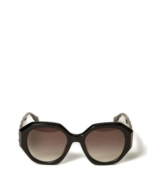 Twinset Black Geometric-Frame Sunglasses