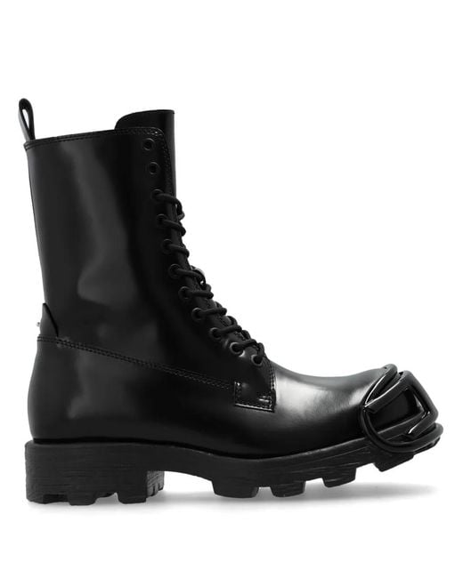 DIESEL Black Ankle Boots