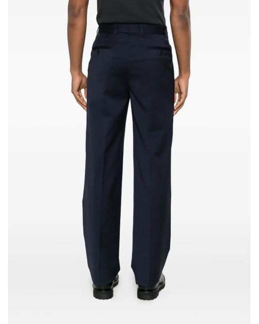 Manuel Ritz Blue Pleated Trousers for men