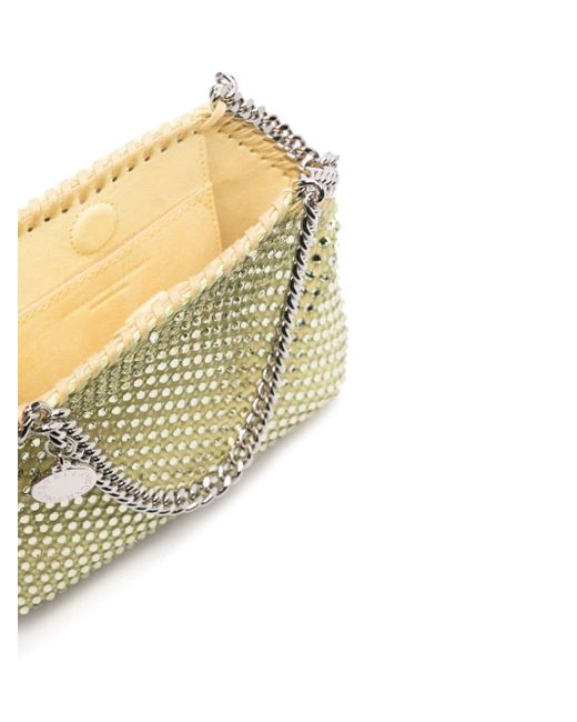 Stella McCartney Metallic Crystal-embellished Shoulder Bag