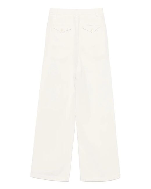 Barena White Nini Brezza Trousers