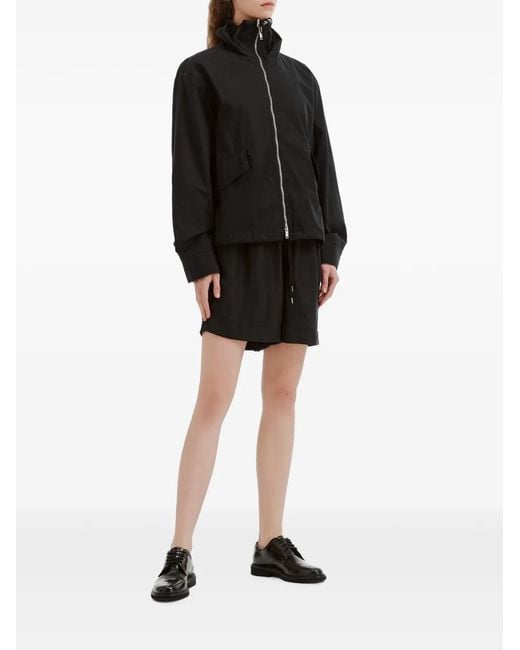 Studio Nicholson Black Drawstring-Waist Shorts