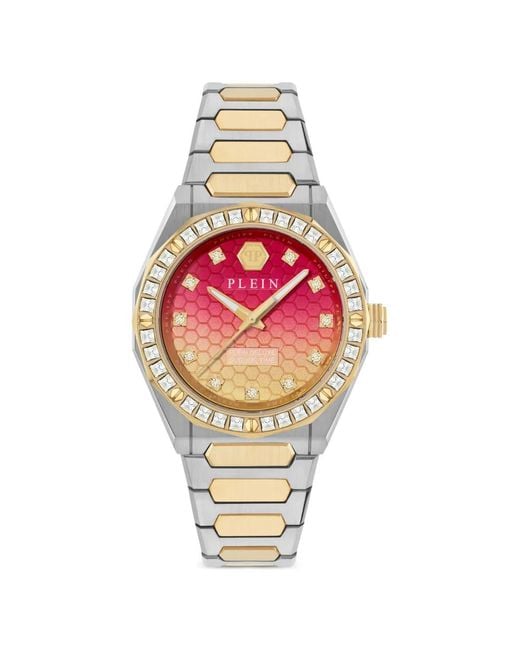 Philipp Plein Red Deluxe Lady 36Mm Watch