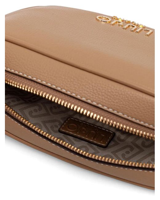 Liu Jo Brown Logo Zip Satchel