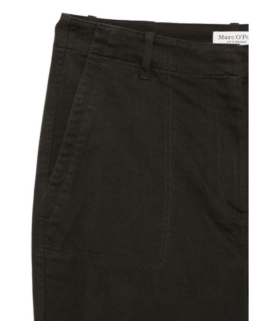 Marc O' Polo Black Pocket-Detail Trousers