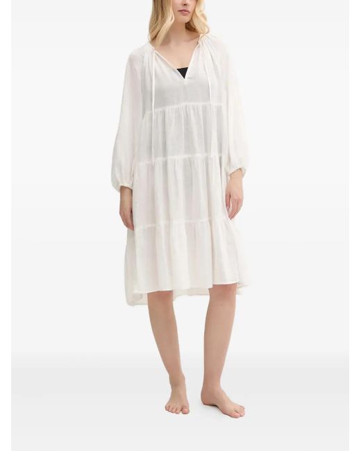 Polo Ralph Lauren White Organic Cotton Midi Dress
