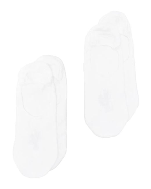 Marc O' Polo Twee Paar Sokken Met Logodetail in het White