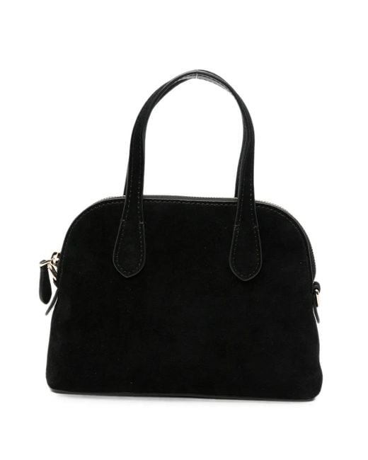 Liviana Conti Black Zip-Fastening Tote Bag