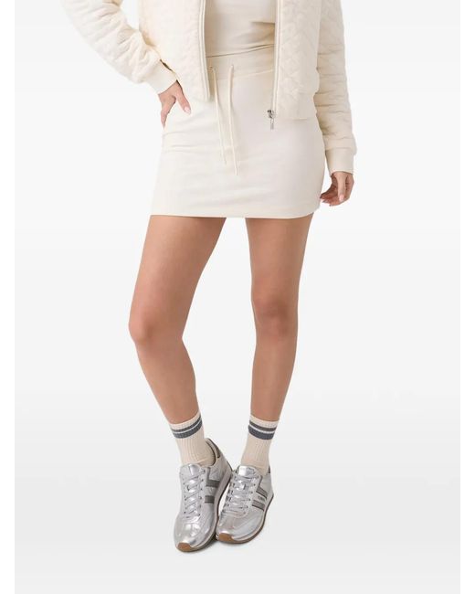 Guess White Drawstring Mini Skirt